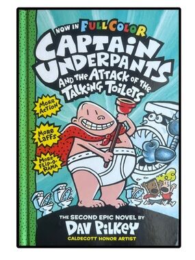 BUNDLE & SAVE 🎉Captain Underpants & the Attack of the Talking Toilets Book 2